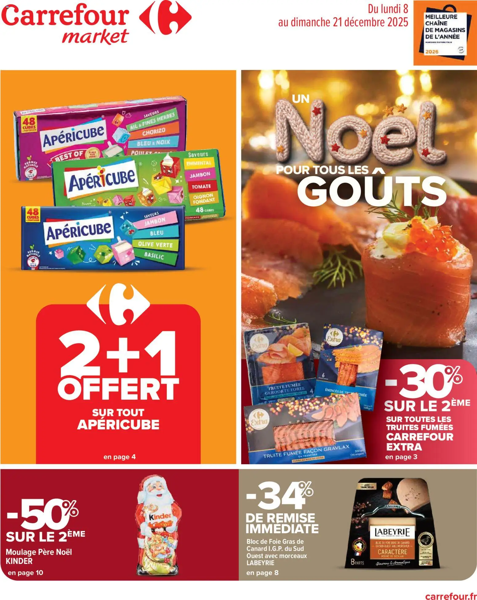 Prévisualisation de Catalogue de la semaine 50 du magasin Carrefour Market formulaire valide 08/12/2025