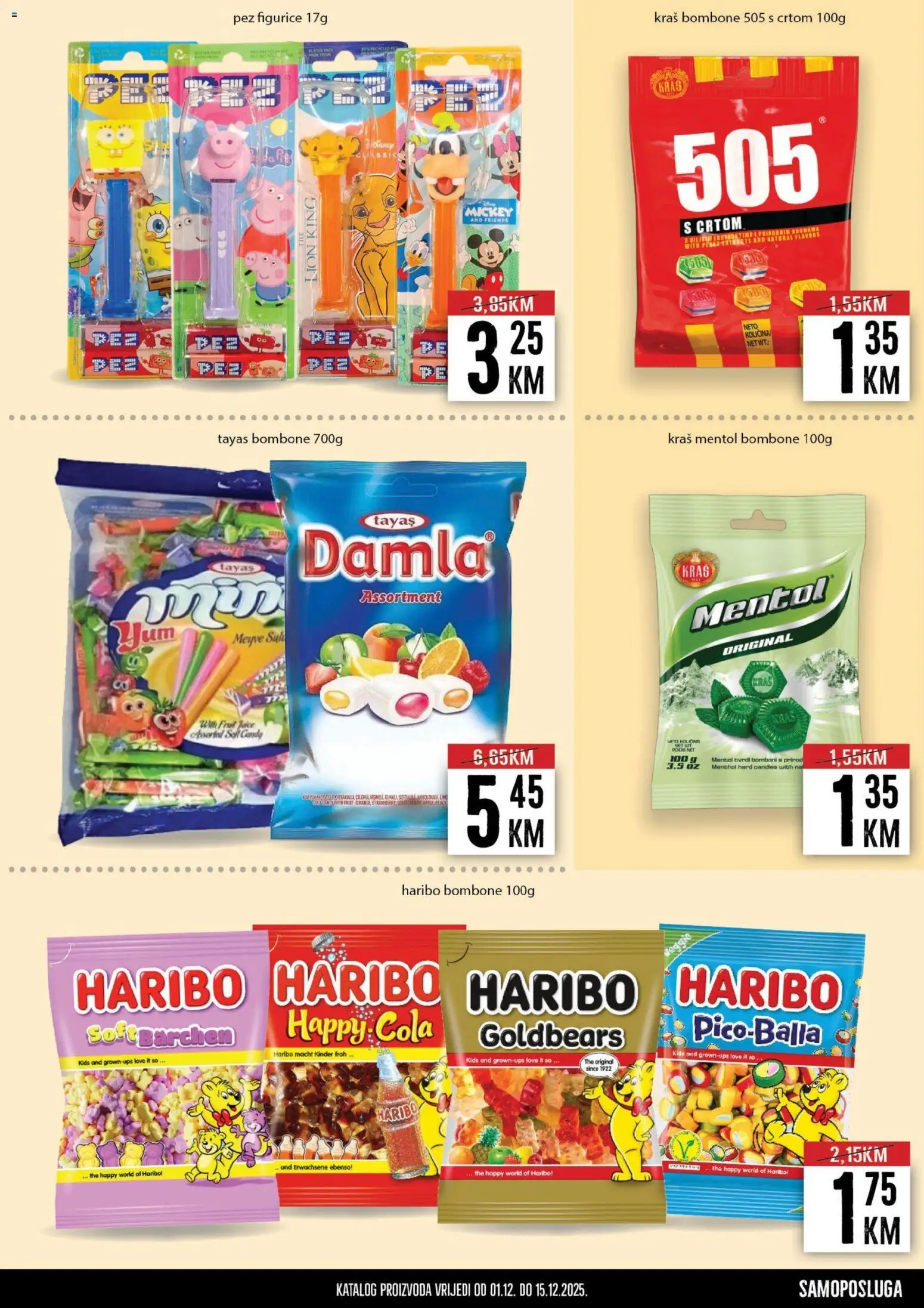 Pregled letka Katalog trgovine Prodex vrijedi od 2025.12.01