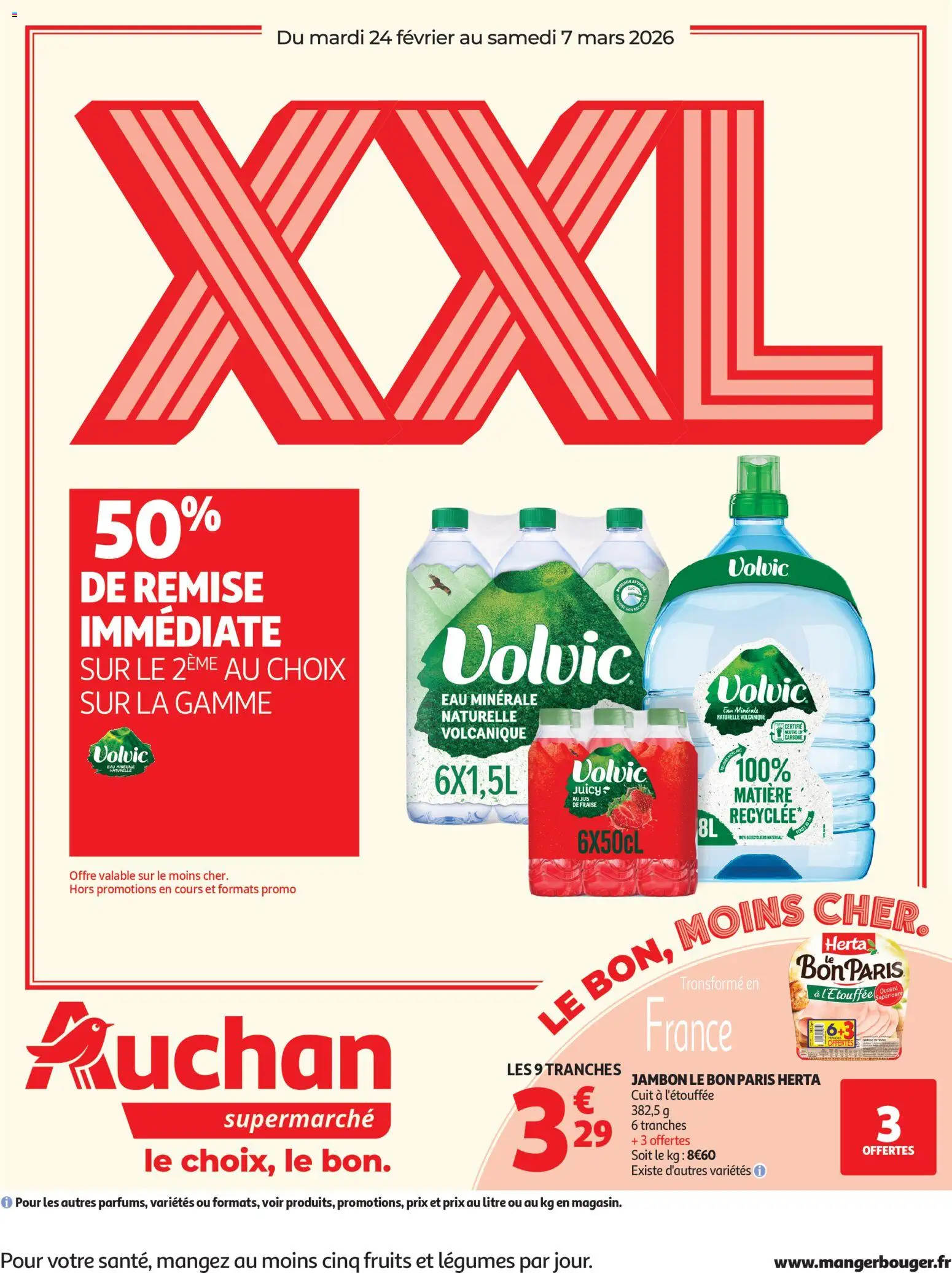 Prévisualisation de Promos XXL supermarchés du magasin Auchan formulaire valide 24/02/2026