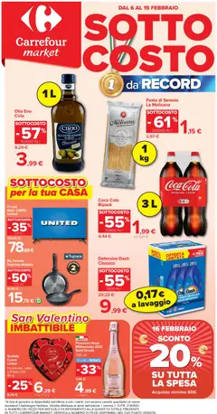 Anteprima dell'opuscolo Volantino Market - Rho dal negozio Carrefour valido da 06/02/2026