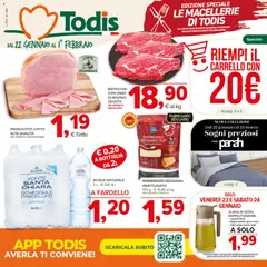 Anteprima dell'opuscolo Volantino Macelleria dal negozio Todis valido da 22/01/2026