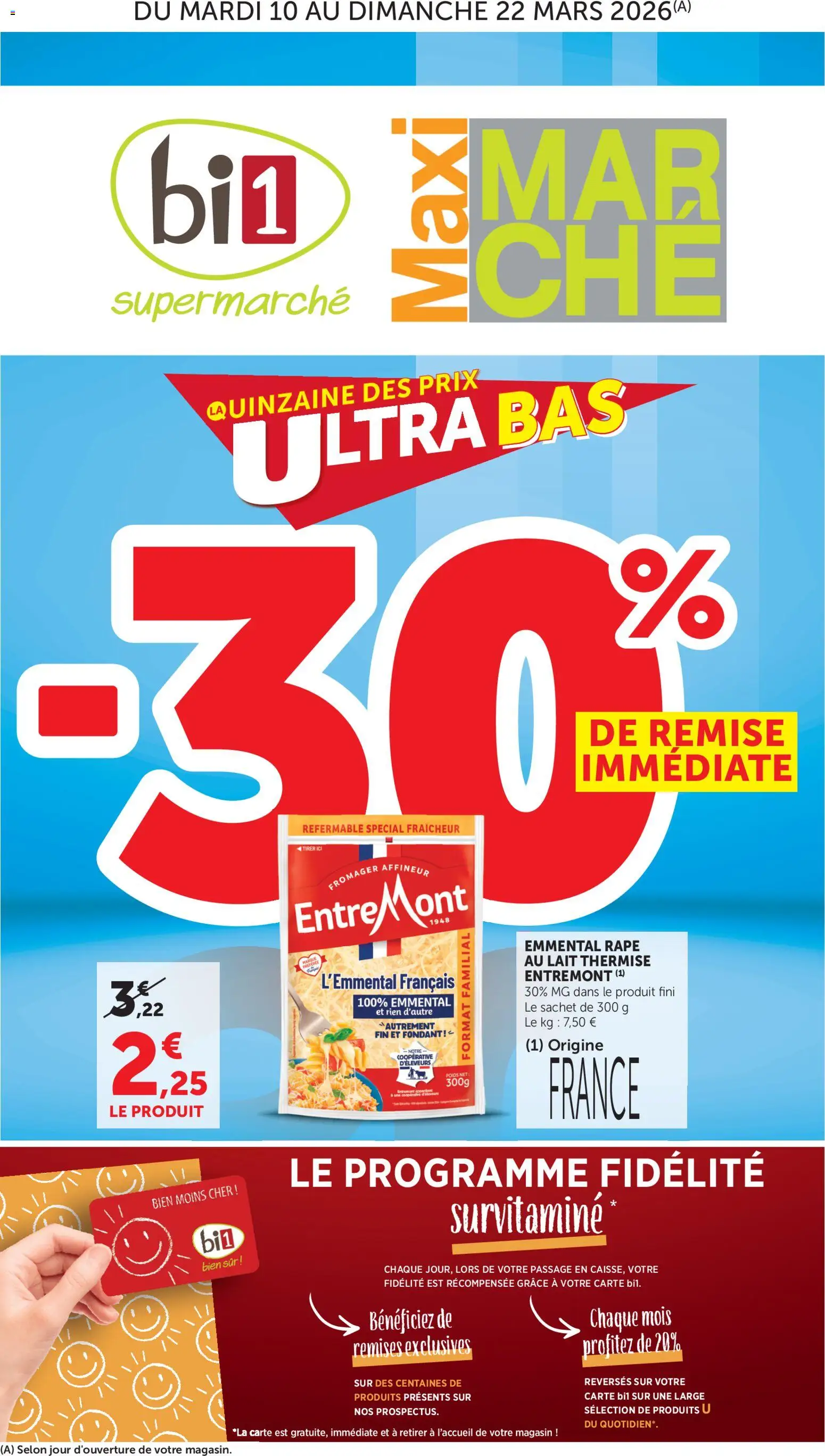 Prévisualisation de bi1 catalogue du magasin bi1 formulaire valide 10/03/2026