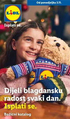 Pregled letka Božični katalog trgovine Lidl vrijedi od 03.11.2025