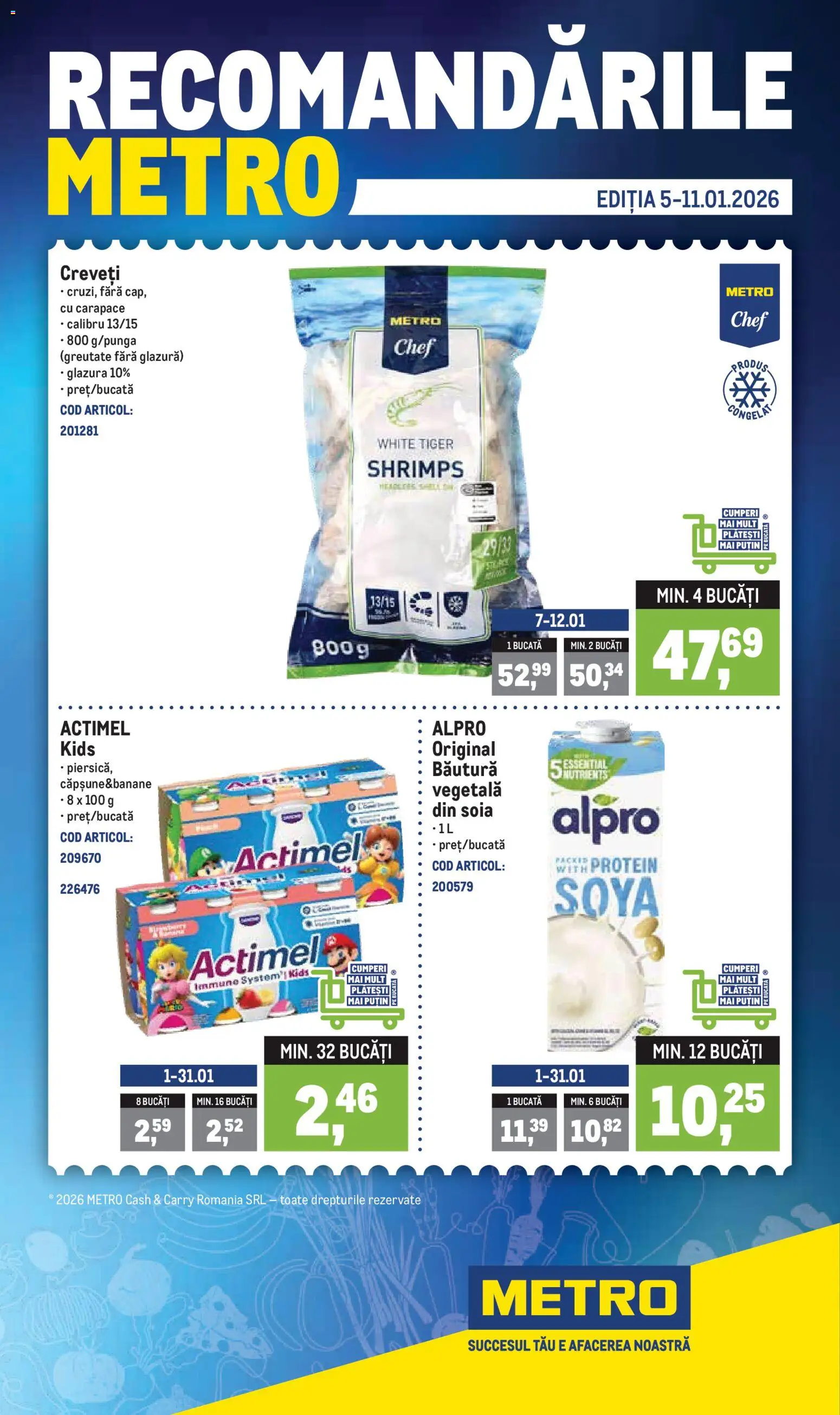 Previzualizarea de cataloage: Metro Catalog nou valabil de la 05.01.2026