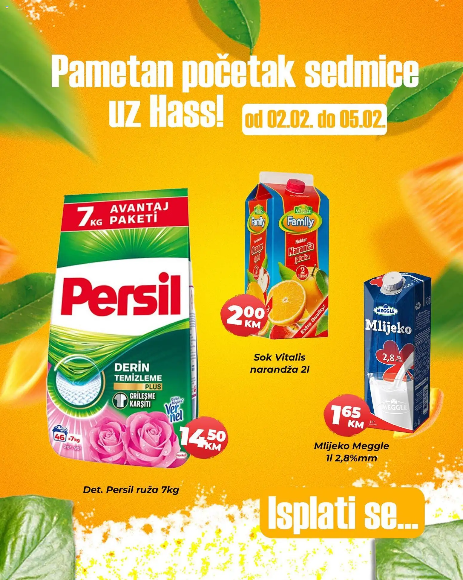 Pregled letka Katalog trgovine Hass vrijedi od 02.02.2026.