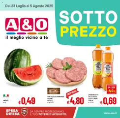 Anteprima dell'opuscolo Attuale volantino dal negozio A&O valido da 23/07/2025