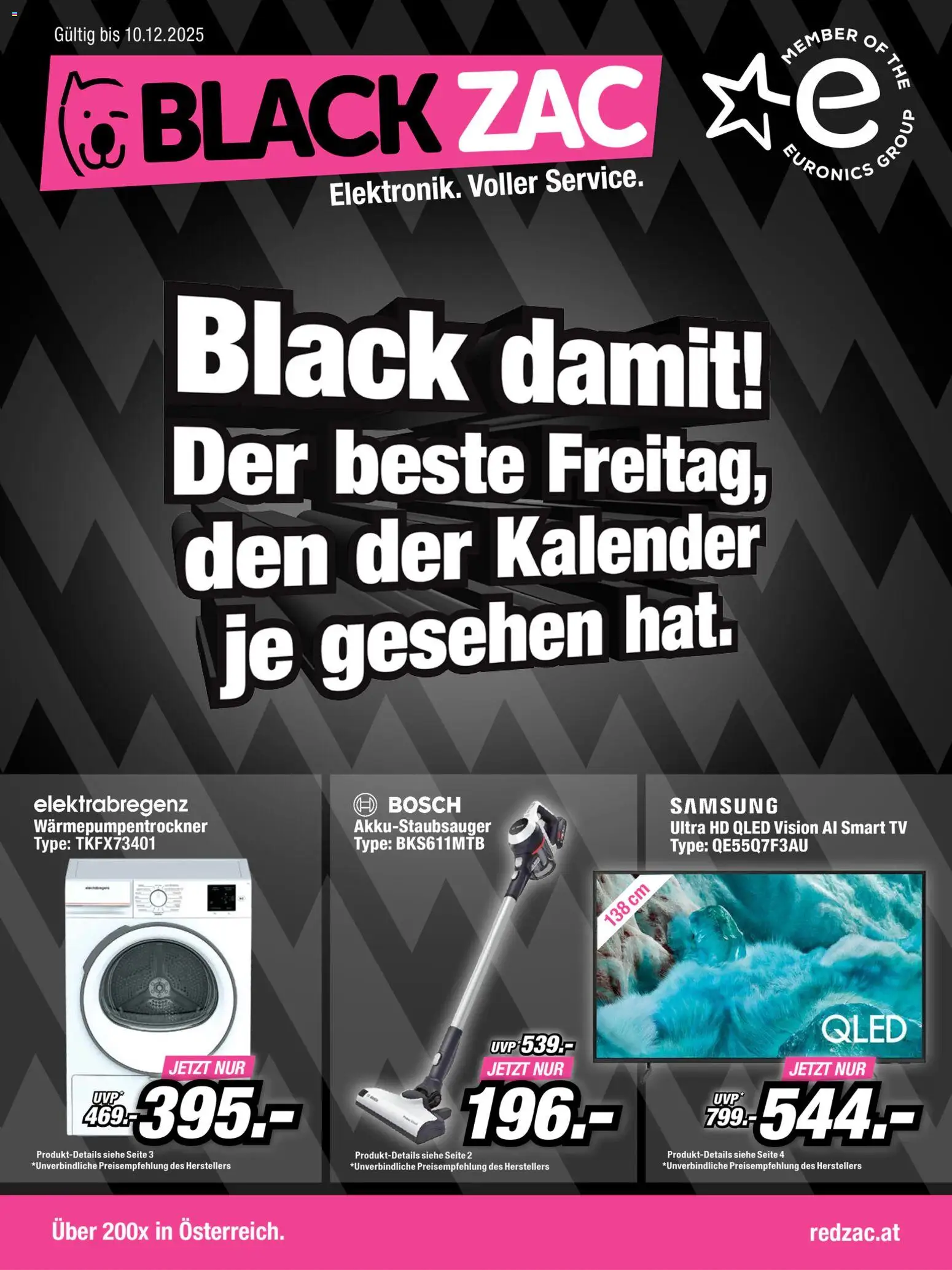 Vorschau der Angebote: RED ZAC Black Friday gültig ab 24.11.2025 - Samsung, TV