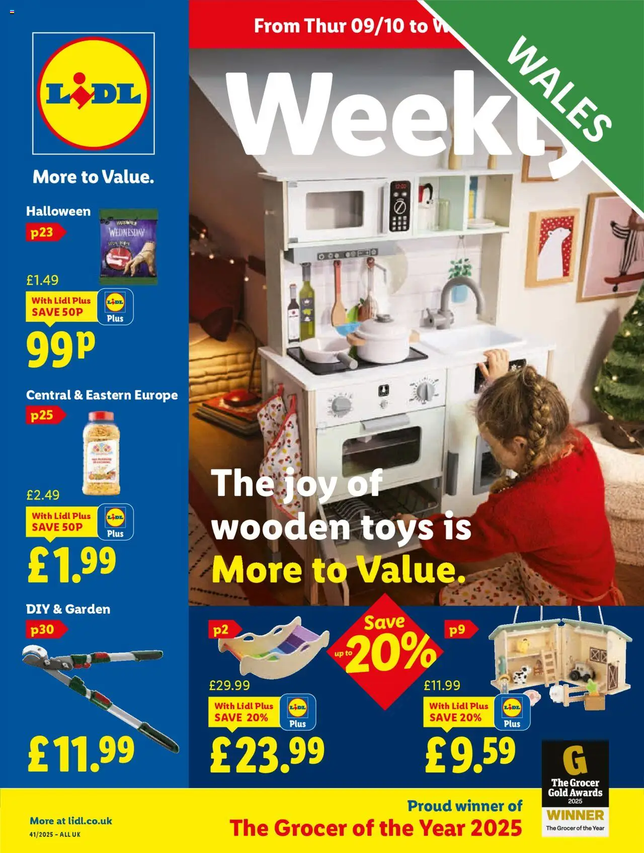 Lidl shop Lidl Weekly Wales valid from 09/10/2025 - Page number 1