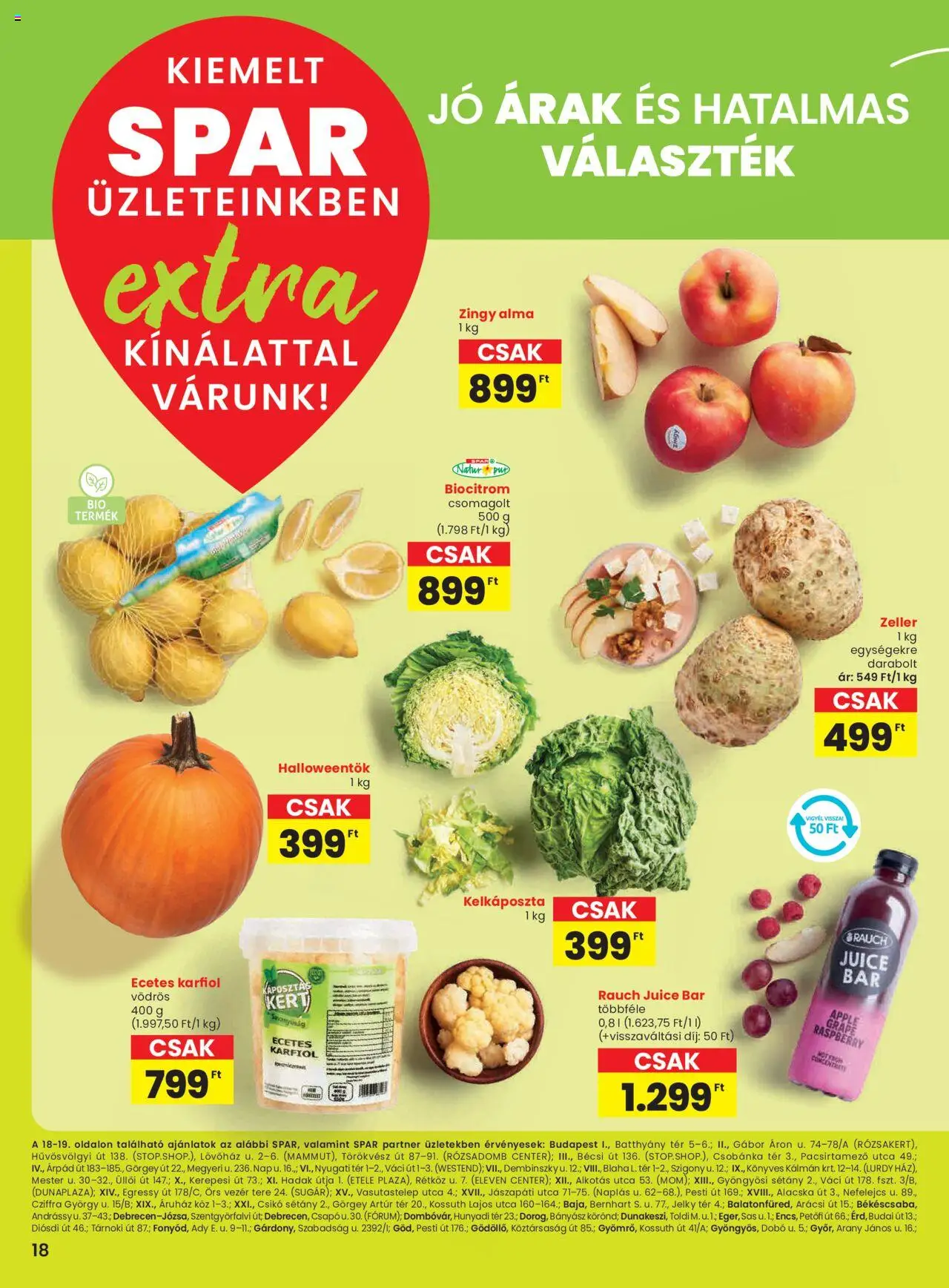 Spar aktuális szórólap, érvényes 2025.10.02.-től - 1 oldal