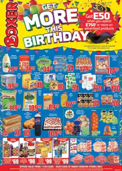 Preview of Boxer flyer valid from 17/07/2025