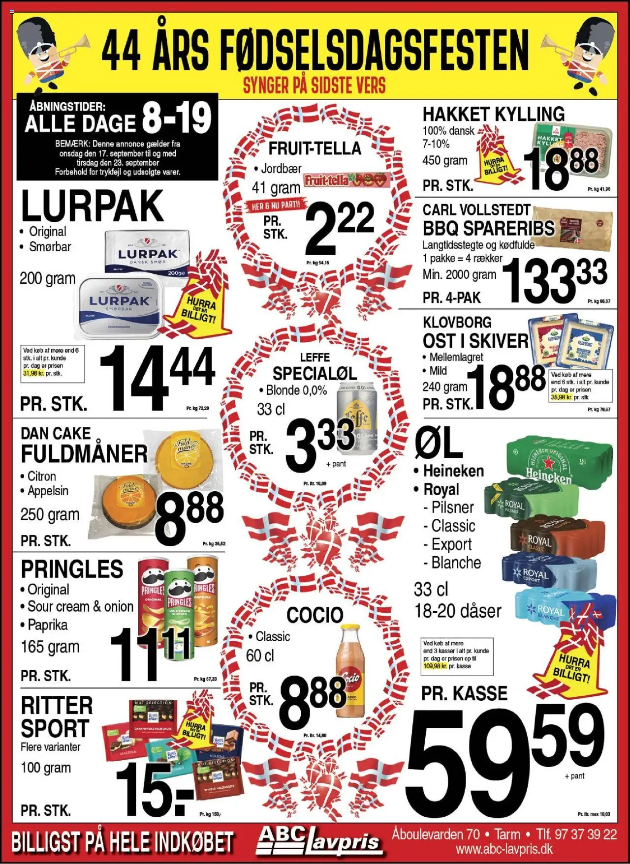 Abc Lavpris tilbudsavis gyldig fra 17/09/2025 - side 1