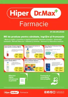 Previzualizarea de cataloage: Dr.Max Catalog - Hiper-farmacii valabil de la 01.09.2025