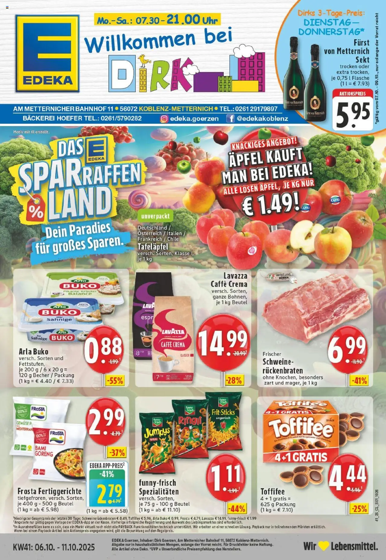 EDEKA Prospekt ab 06.10.2025 - Prospekt Koblenz Online