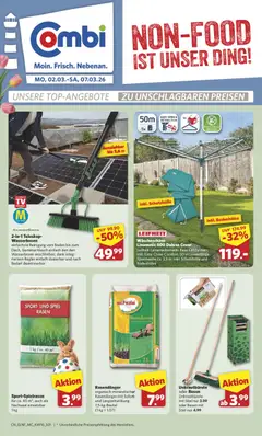 Vorschau von dem Prospekt des Geschäftes Combi, gültig ab dem 02.03.2026