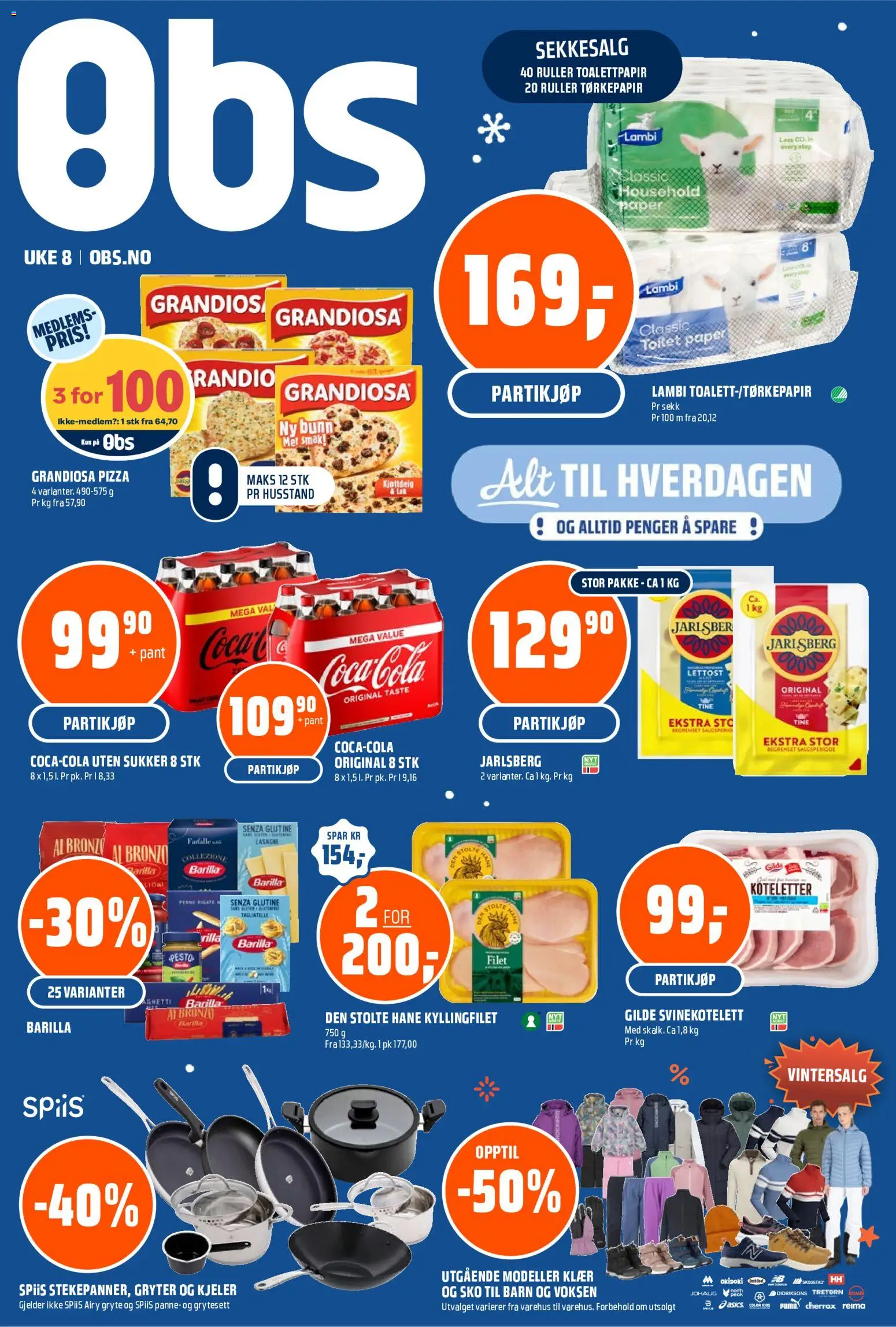 Forhåndsvis Kundeavis fra butikk Coop Obs gyldig fra 16/02/2026