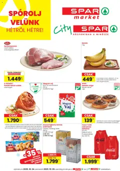 Spar Market - Akciós újság Spar Market megtekintése, amely érvényes 2025.10.24.-től