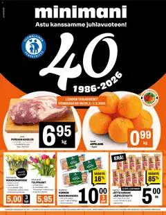 Kaupan Minimani Tarjoukset esikatselu, voimassa 25/02/2026
