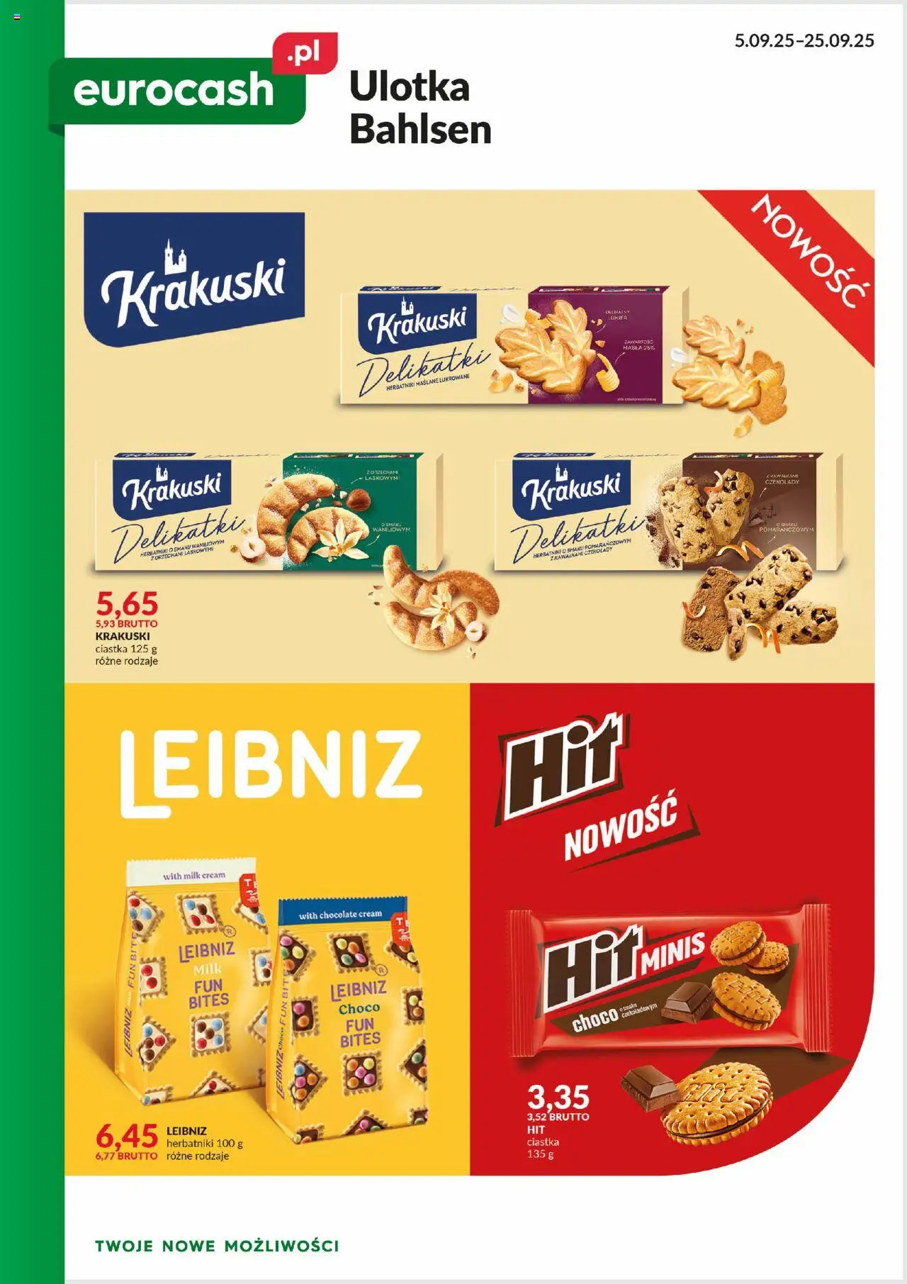 Eurocash Bahlsen od 05.09.2025 - Nowa Gazetka - Numer strony 1