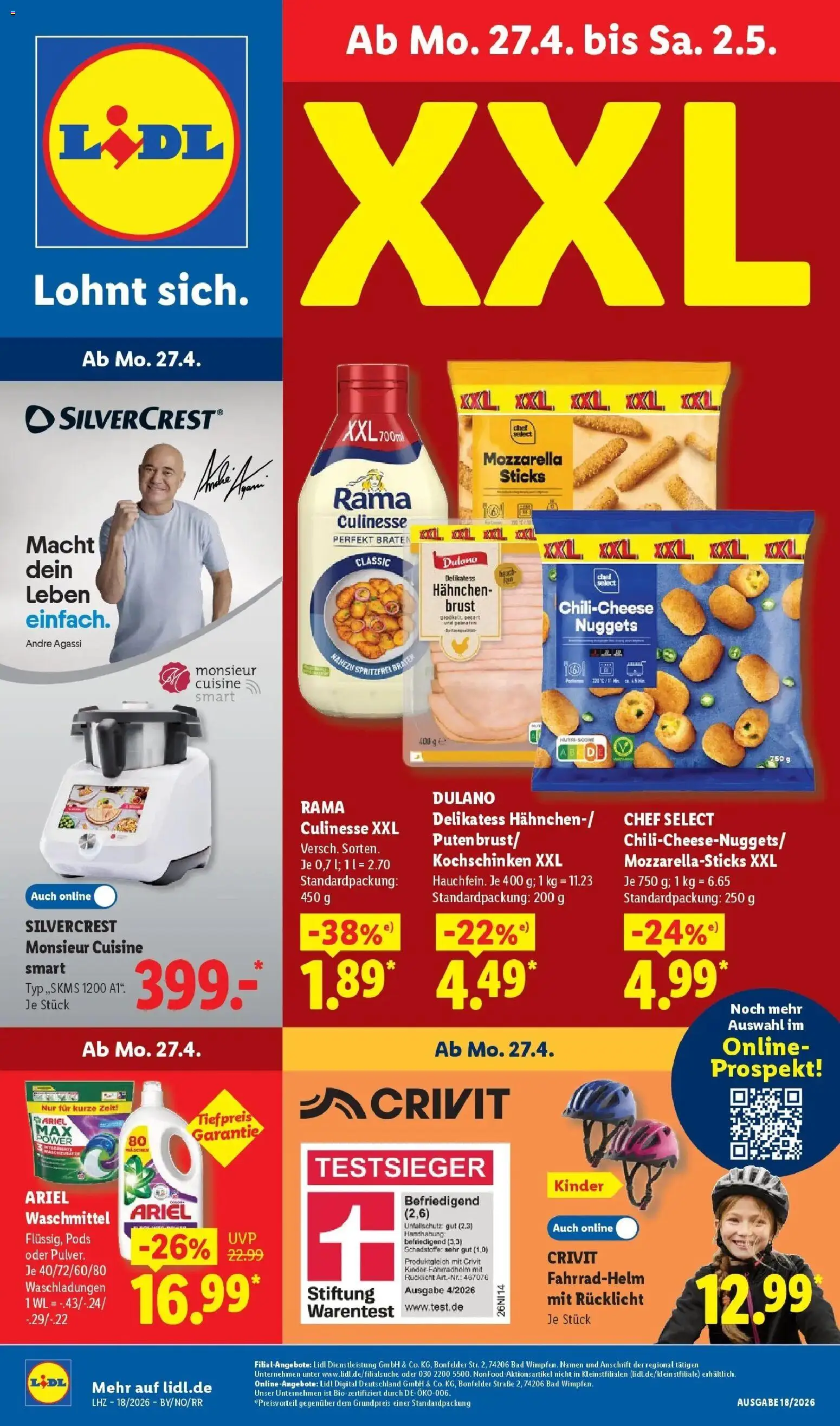Vorschau von dem Prospekt des Geschäftes Lidl, gültig ab dem 27.04.2026