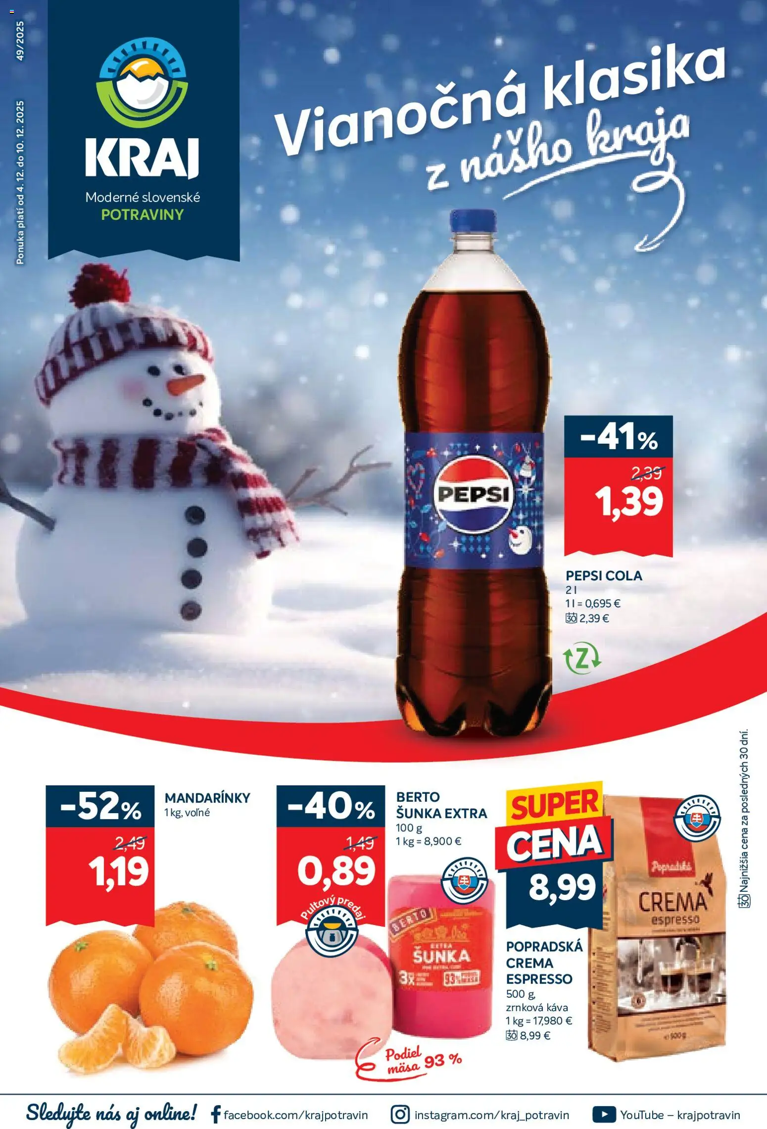 Náhľad Kraj letáku platného od 04.12.2025