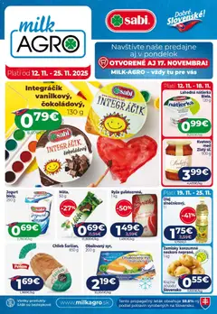 Náhľad Milk Agro letáku platného od 12.11.2025