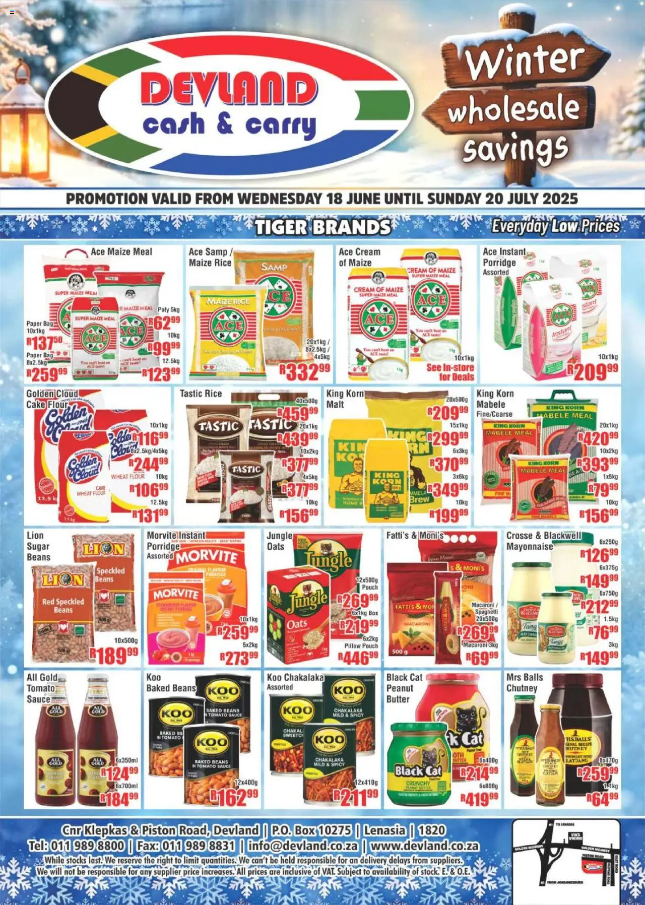 Devland Monthly Specials from 18/06 - 20/07/2025 > Promotions