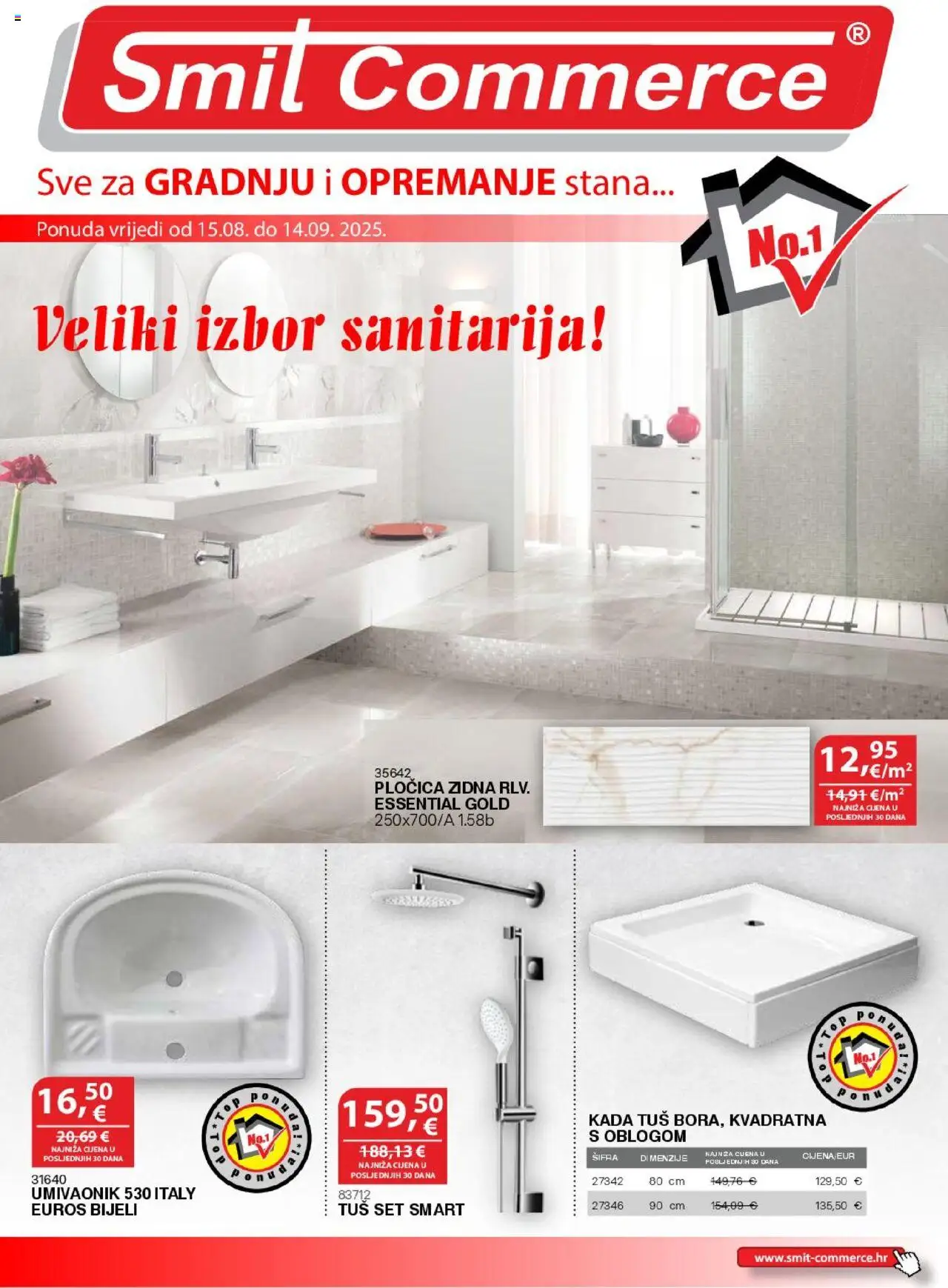Smit Commerce aktualni Katalog vrijedi od 15.08.2025 - tjedna akcija broj stranice 1