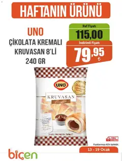 Biçen Market Haftanın Ürünü 13.01.2026 - Broşürünün önizlemesi