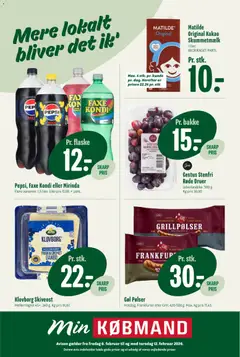 Eksempel på tilbudsavis Tilbudsavis fra butik Min Købmand gyldig fra 06/02/2026