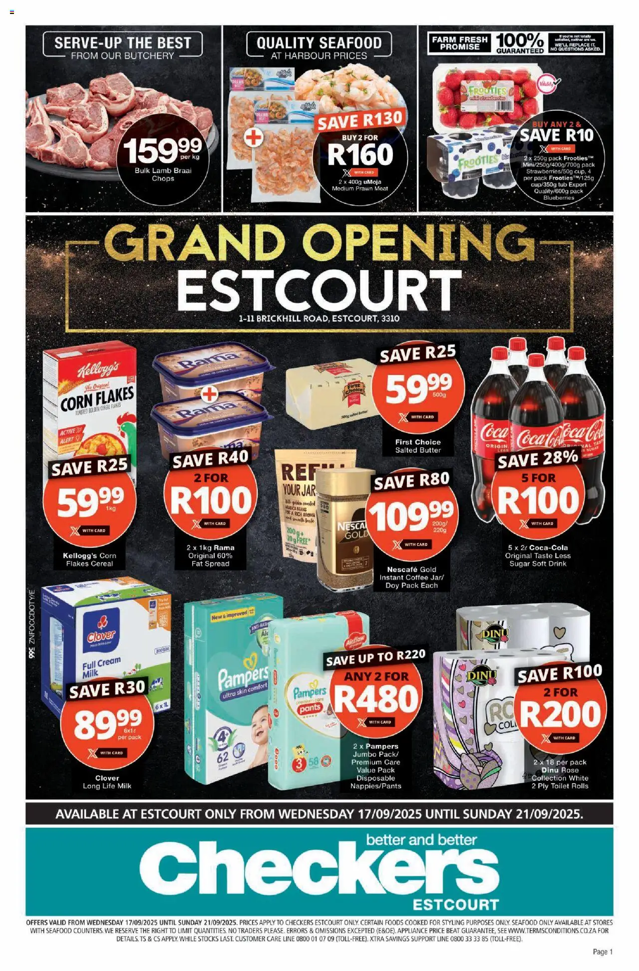 Checkers Kwazulu Natal - Estcourt Store Opening 17/09 - 21/09/2025 >> Catalogue