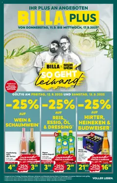 Vorschau der Angebote: Billa Plus Flugblatt gültig ab 11.09.2025