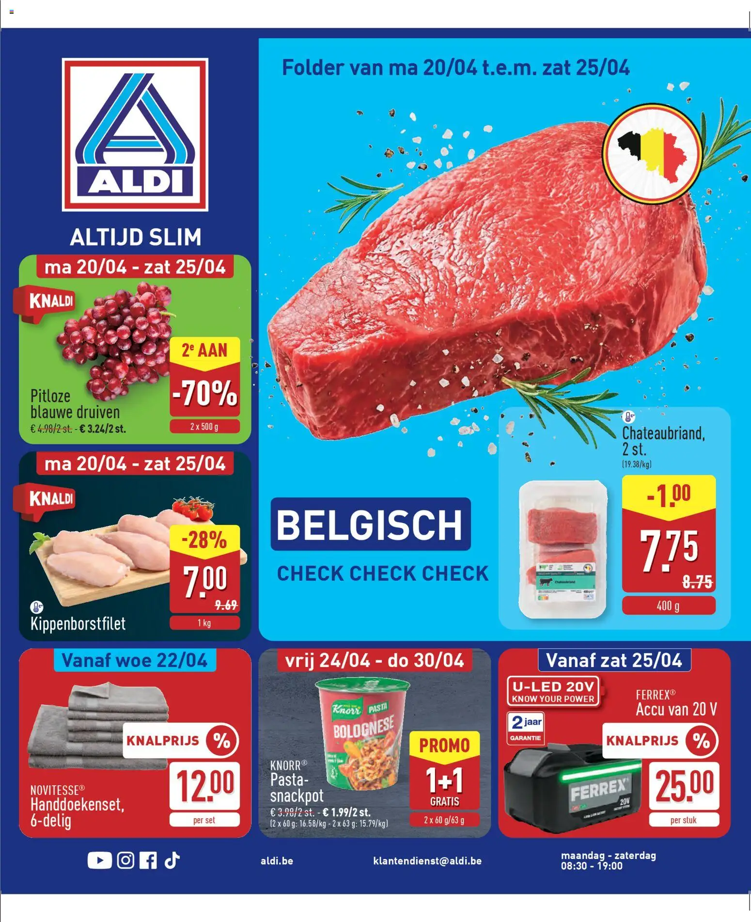Voorbeeld van Aldi Folder week 17 van winkel Aldi geldig vanaf 20/04/2026