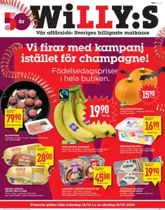 Förhandsgranska reklamblad Aktuella reklamblad Willys från butik Willys gäller från 13/10/2025