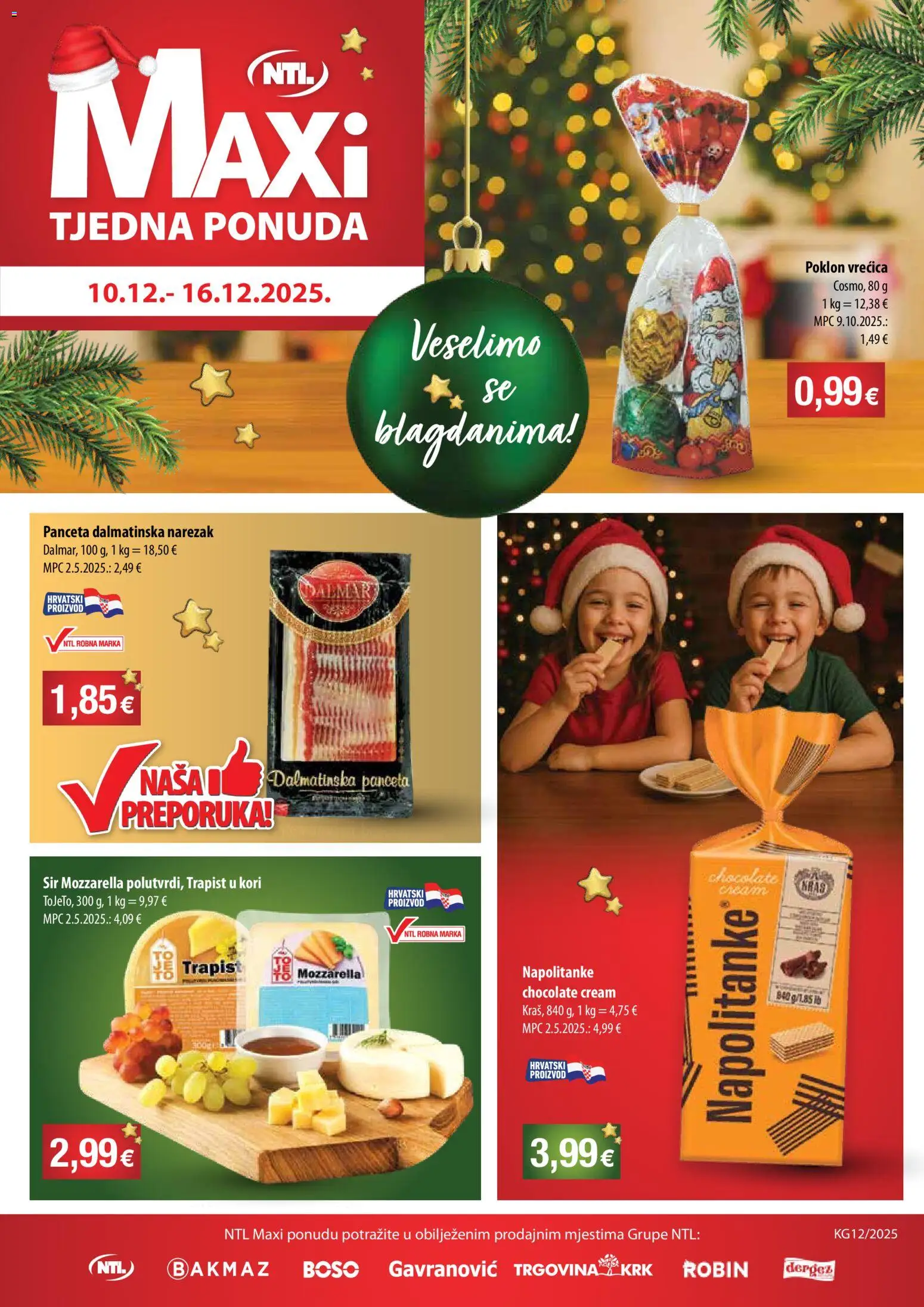 Pregled letka Katalog trgovine NTL vrijedi od 10.12.2025