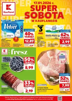 Pogląd gazetki "Super Sobota" ze sklepu Kaufland ważnej od 17.01.2026