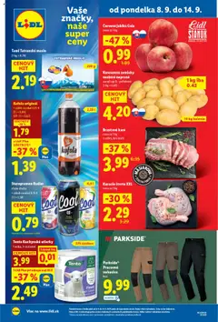 Náhľad Lidl letáku platného od 08.09.2025