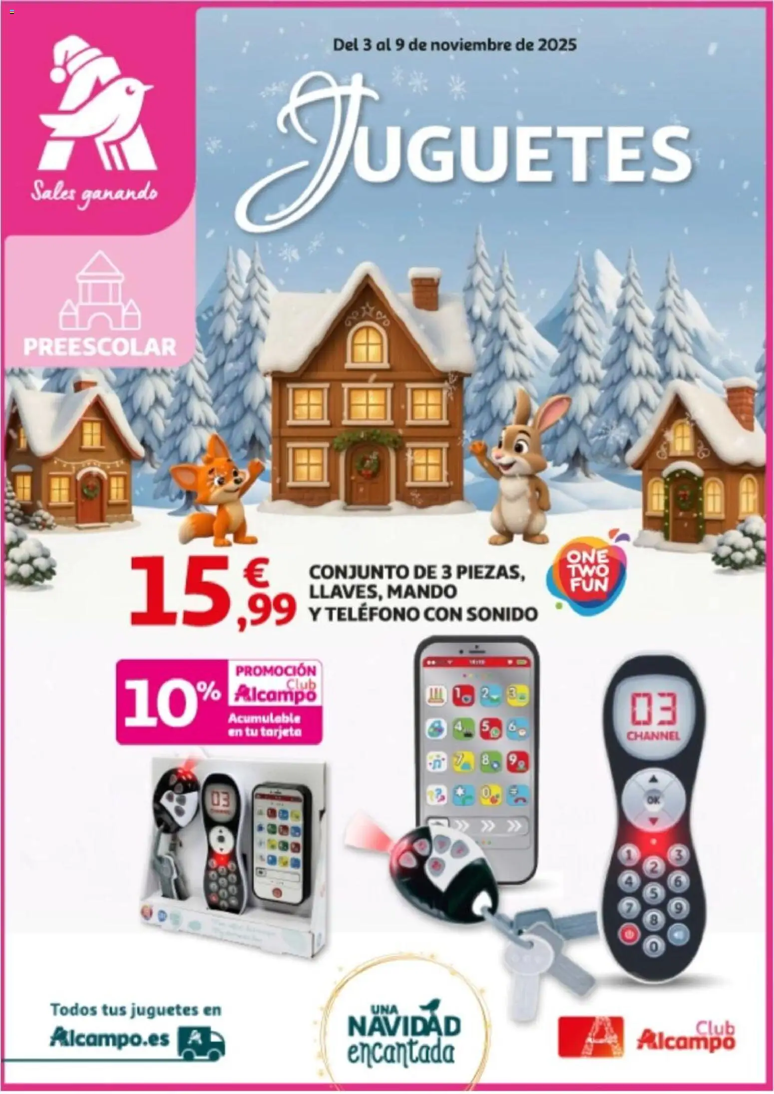 Vista previa del folleto de la tienda Alcampo válido desde el 03/11/2025 - Juguetes, Teléfono