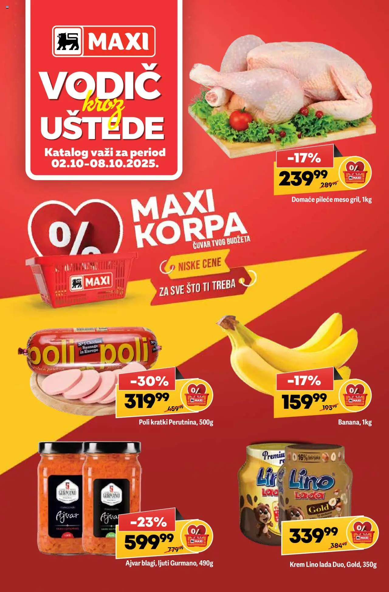 Maxi katalog važi od 02.10.2025 - stranica 1