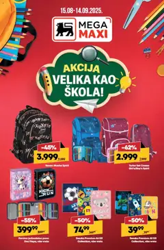 Pregled Mega Maxi kataloga - važi od 15.08.2025