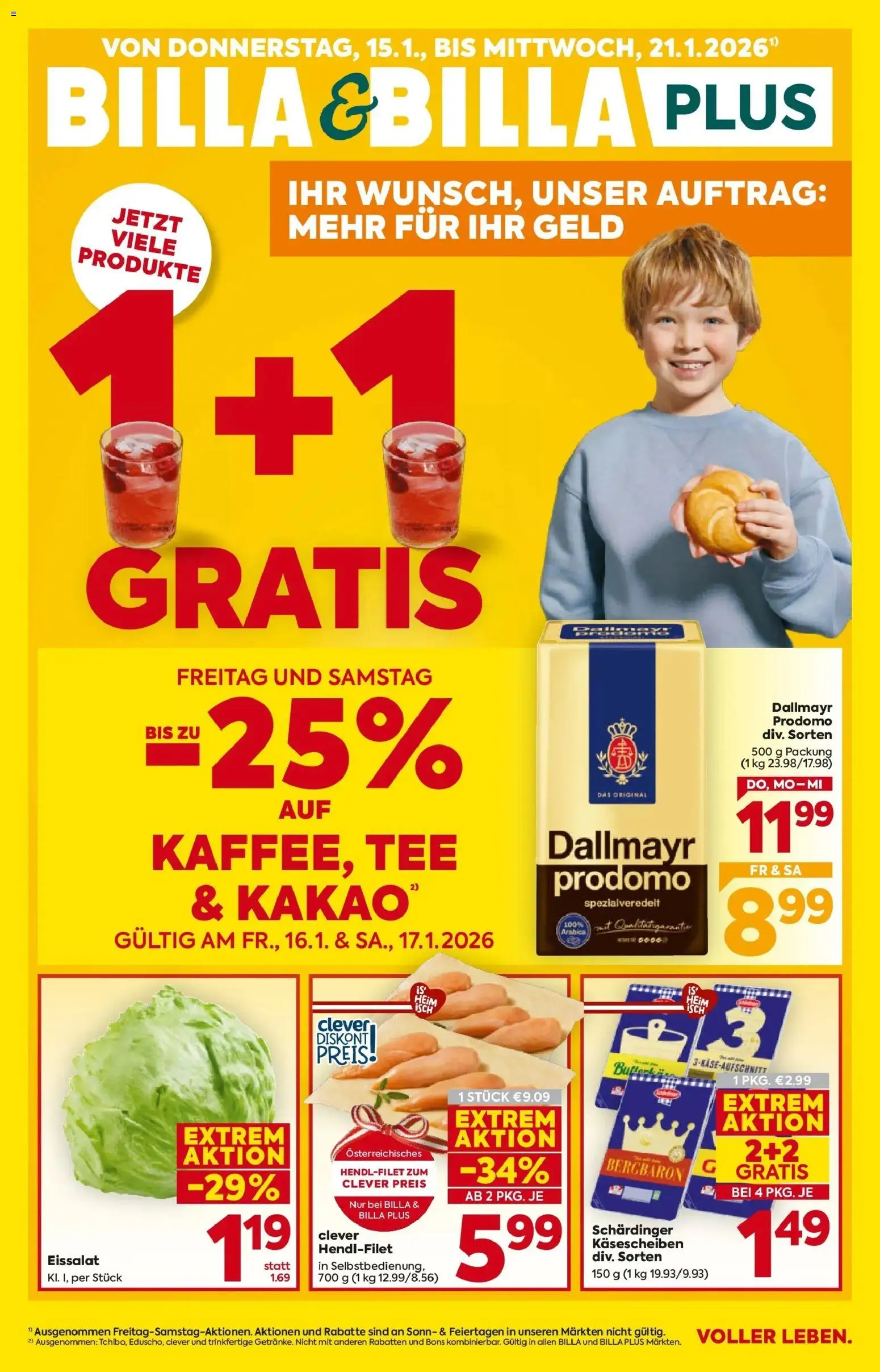 Vorschau der Angebote: Billa Wien gültig ab 15.01.2026 - Tee