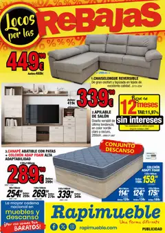 Vista previa del folleto de la tienda Rapimueble válido desde el 12/01/2026 