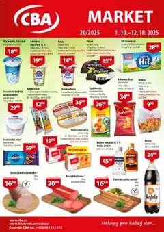Náhled nabídky: CBA Leták - Market platný od 01.10.2025