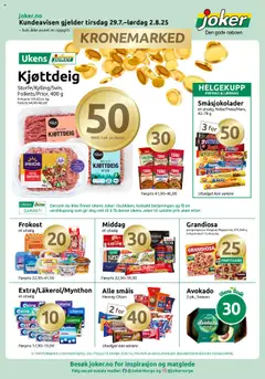 Forhåndsvis Kundeavis fra butikk Joker gyldig fra 29/07/2025