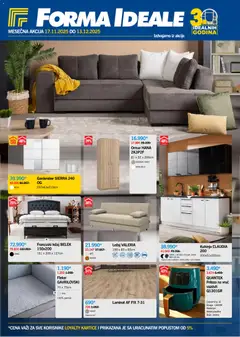 Pregled Forma Ideale kataloga - važi od 17.11.2025