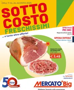 Anteprima dell'opuscolo Volantino Big dal negozio Mercatò valido da 11/08/2025