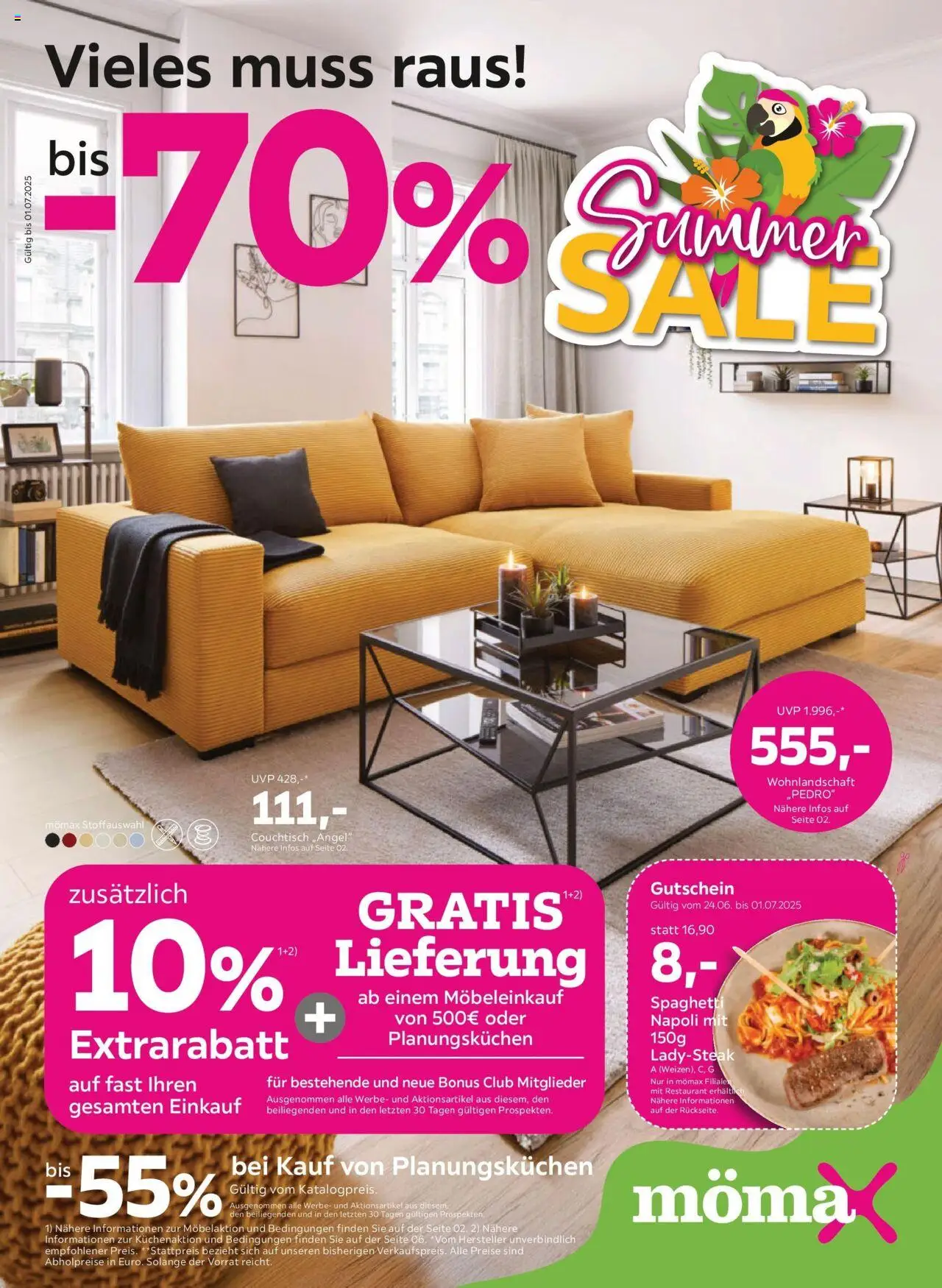  Mömax Prospekt ab (24.06.2025 - 01.07.2025) - Seite 1