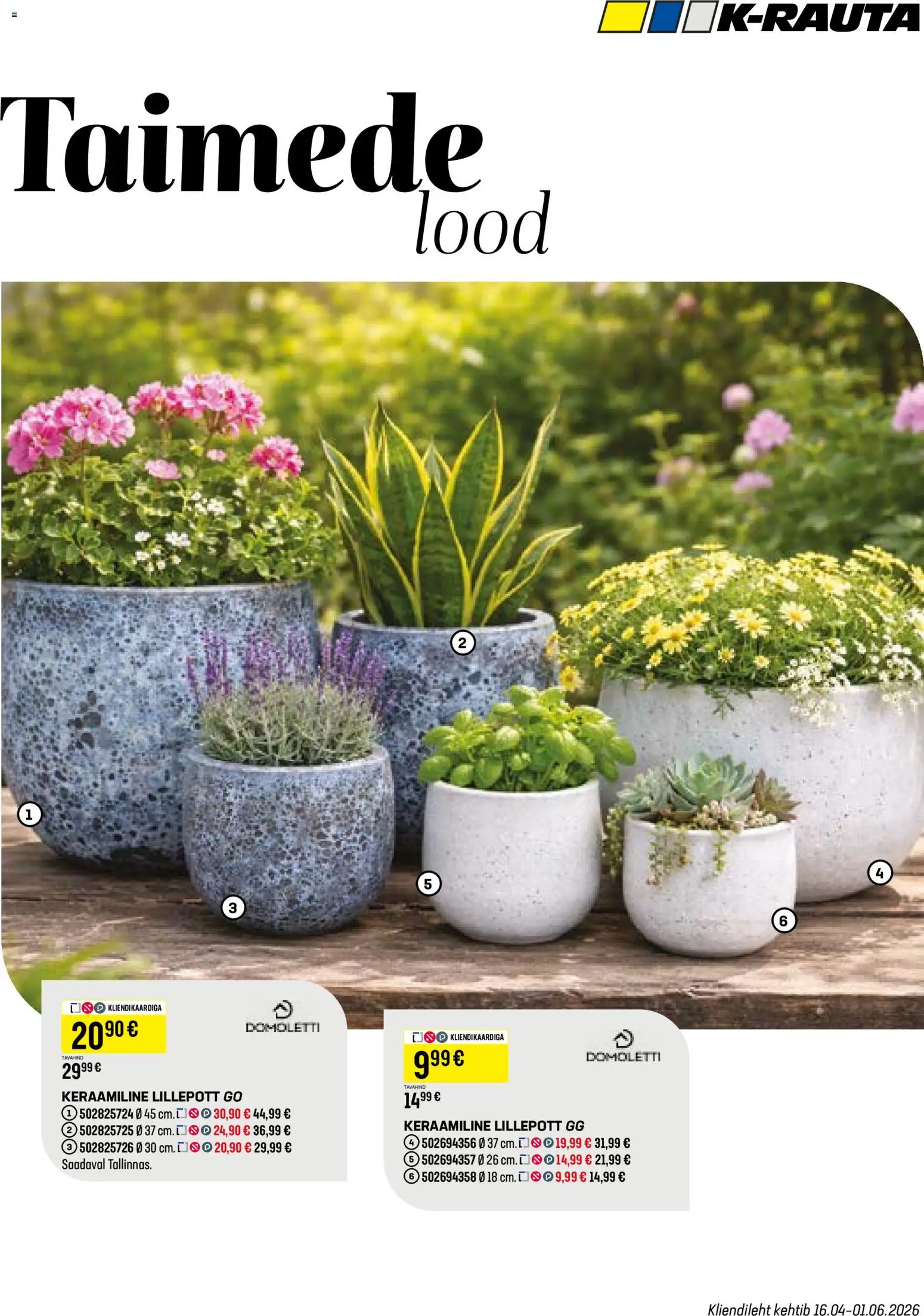 K-Rauta kliendilehe eelvaade alates 16.04.2026