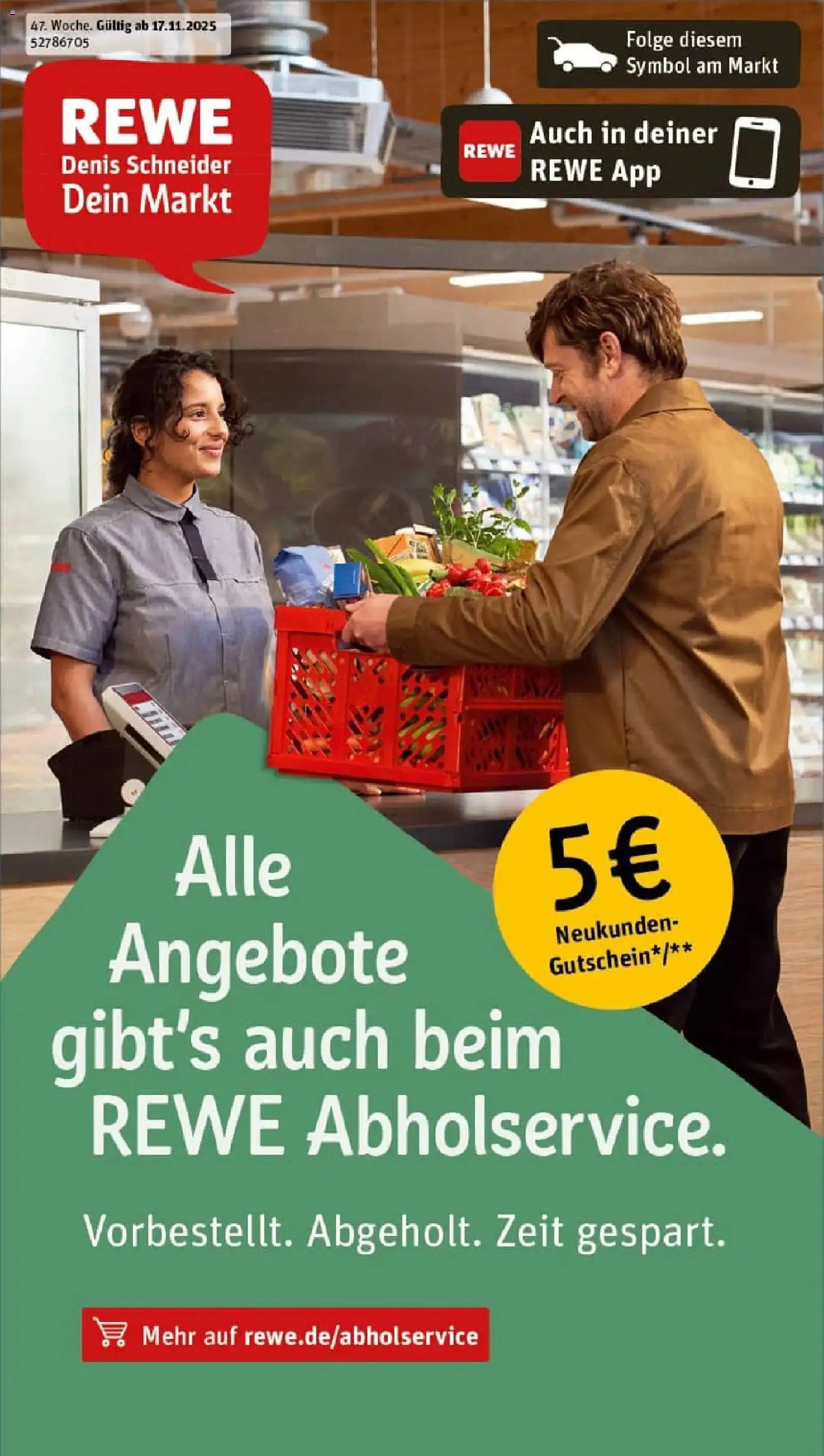 Vorschau von dem Prospekt des Geschäftes Rewe, gültig ab dem 17.11.2025