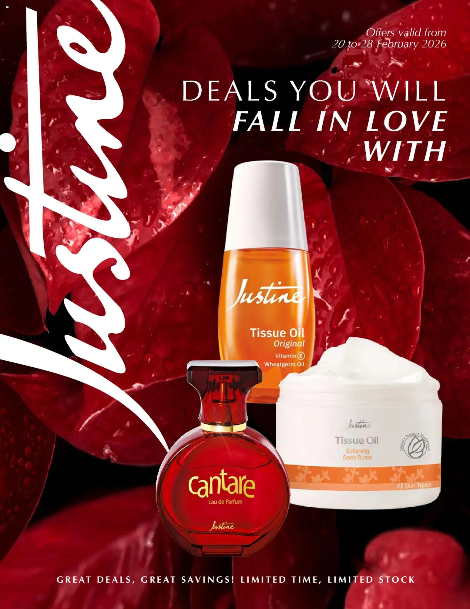 Preview of Justine flyer valid from 20/02/2026