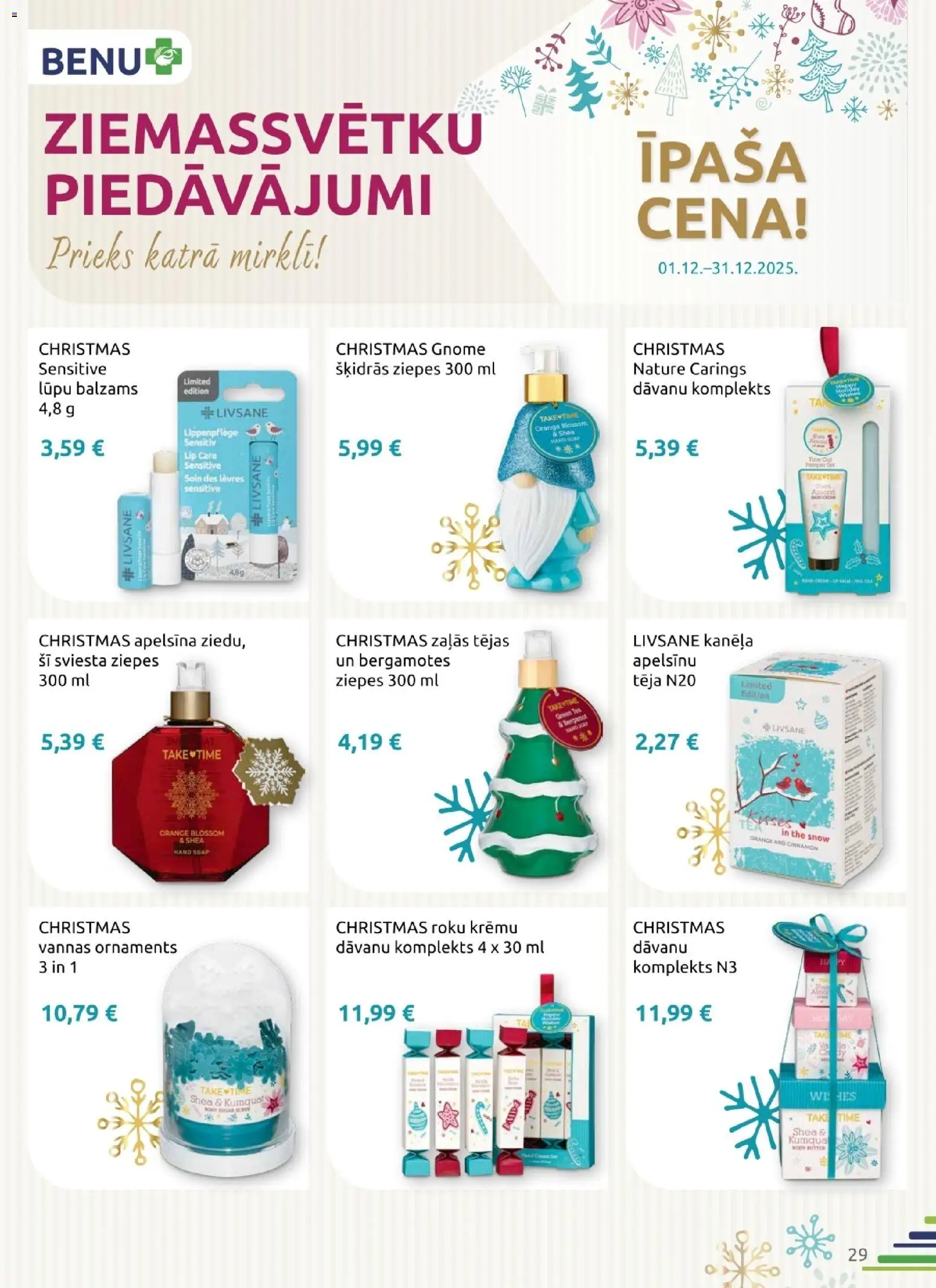 Skatīt BENU akciju bukletu, derīgs no 2025.12.01